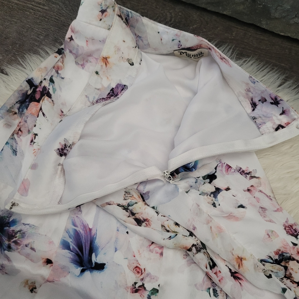 Show Me Your MuMu Princess Ariel Ball Gown Maxi Skirt ~ Bouquet Beauty size M - Picture 8 of 13